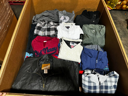 Men's Winter Jackets, Coats, Hoodies Wholesale Pallet